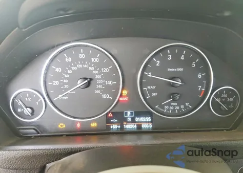 2015 BMW 328 I Sulev из США, поврежденный, VIN WBA3C1C59FP852555